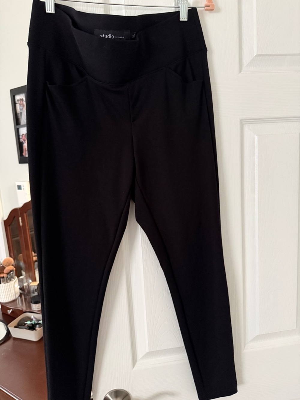 torrid Black High-Rise Ponte Leggings with Pockets